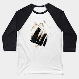 Abstract Brush Baseball T-Shirt
